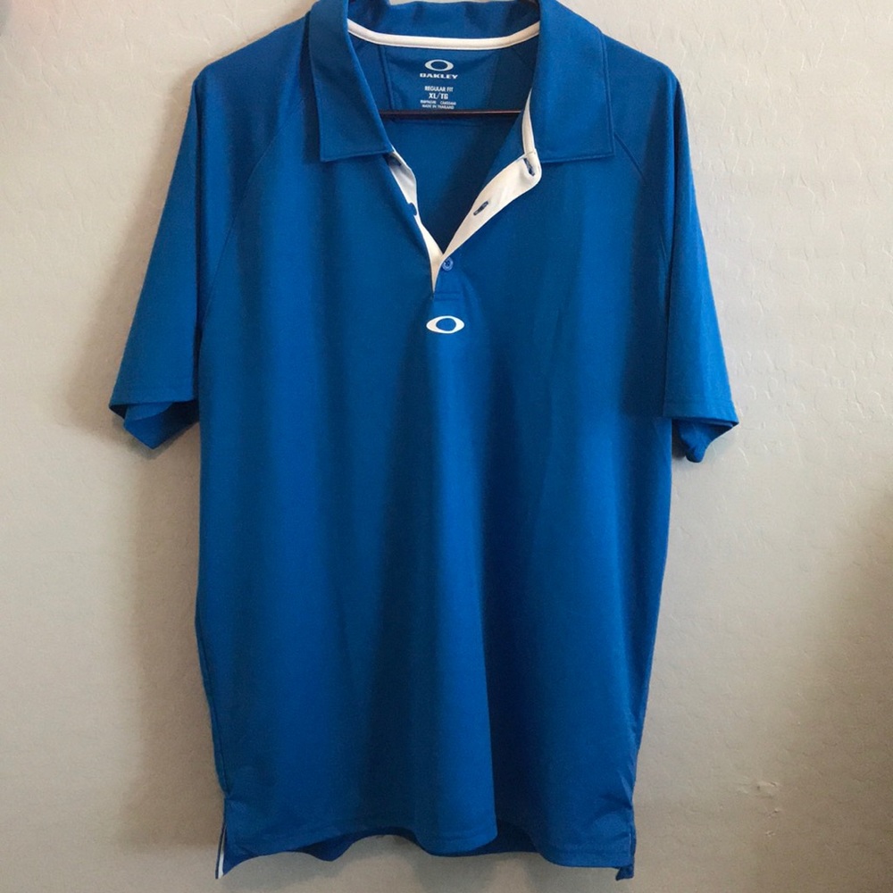 Oakley drip fit polo, xl royal blue